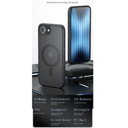 MagSafe Case for Apple iPhone 12 Pro Max, Techsuit, PureFrost, Satin Black