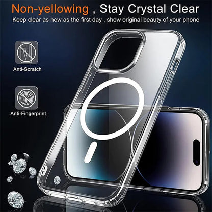 MagSafe Case for Apple iPhone 13 Pro Max, Techsuit, Pro, Transparent