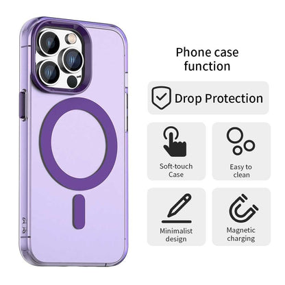 MagSafe Case for Apple iPhone 13 Pro, Techsuit, CandyCase, Purple