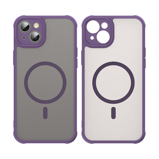 MagSafe Case for Apple iPhone 14 Plus, Techsuit, HaloFrost II, Purple