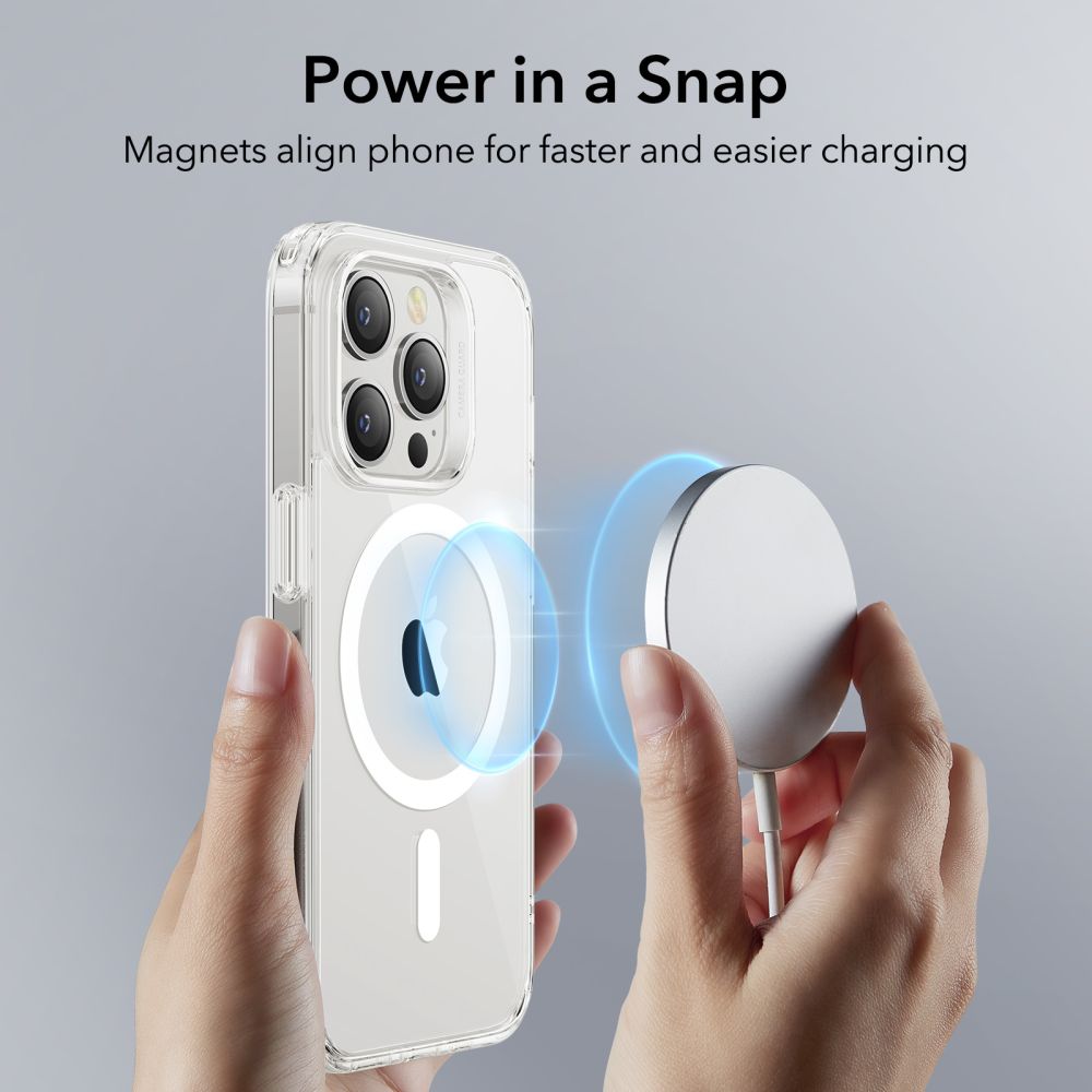 MagSafe Case for Apple iPhone 14 Pro, ESR, Classic Hybrid, Transparent