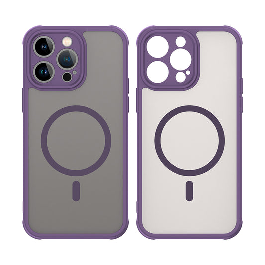 MagSafe Case for Apple iPhone 14 Pro Max, Techsuit, HaloFrost II, Purple