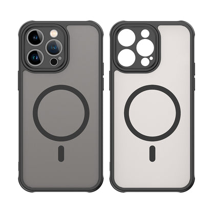 MagSafe Case for Apple iPhone 14 Pro Max, Techsuit, HaloFrost II, Black