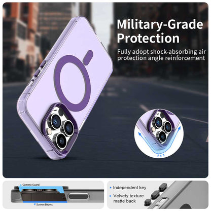 MagSafe Case for Apple iPhone 14 Pro, Techsuit, CandyCase, Purple