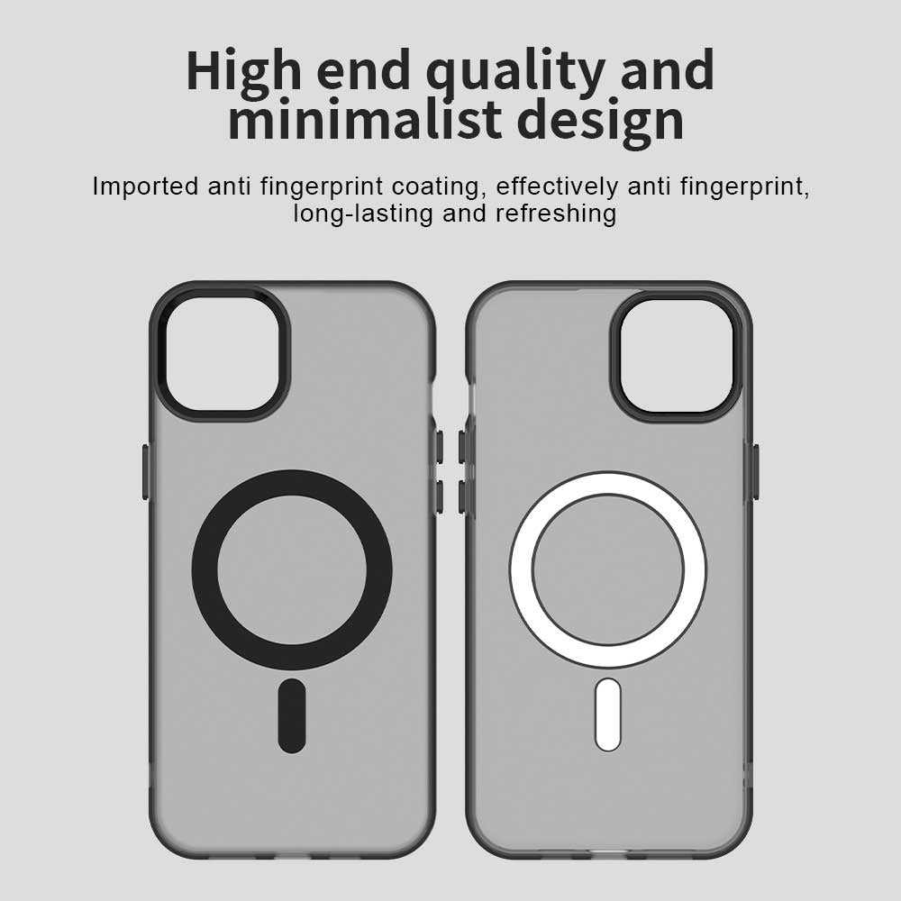 MagSafe Case for Apple iPhone 15 Plus, Techsuit, CandyCase, Black