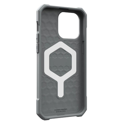 MagSafe Case for Apple iPhone 15 Pro Max, Urban Armor Gear, Essential Armor, Silver