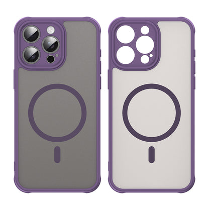 MagSafe Case for Apple iPhone 15 Pro, Techsuit, HaloFrost II, Purple