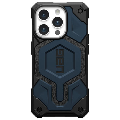 MagSafe Case for Apple iPhone 15 Pro, Urban Armor Gear, Monarch Pro, Navy Blue