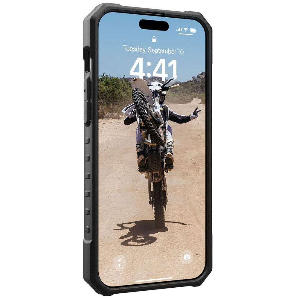 MagSafe Case for Apple iPhone 15 Pro, Urban Armor Gear, Pathfinder SE Midnight Camo, Camouflage