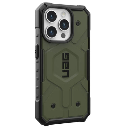 MagSafe Case for Apple iPhone 15 Pro, Urban Armor Gear, Pathfinder, Green
