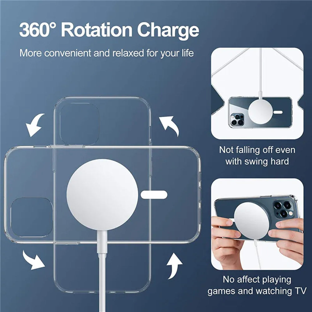 MagSafe Case for Apple iPhone 15, Techsuit, Pro, Pink