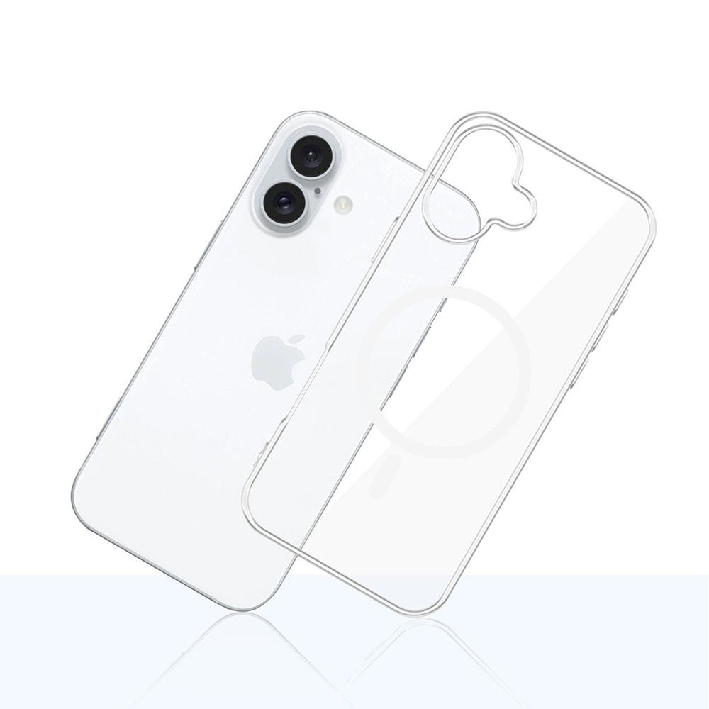 MagSafe Case for Apple iPhone 16, 3MK, Clear MagCase, Transparent