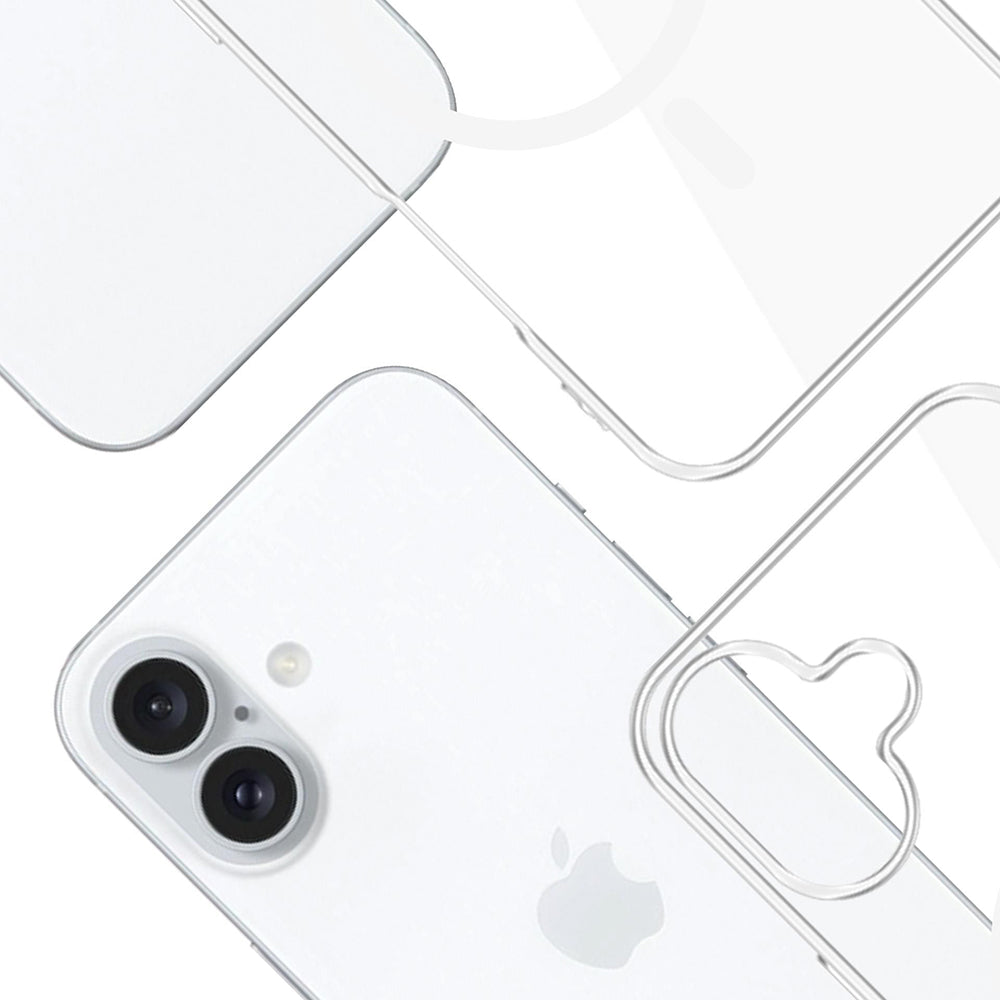 MagSafe Case for Apple iPhone 16, 3MK, Clear MagCase, Transparent
