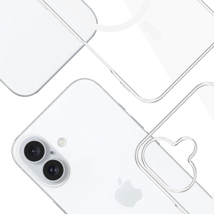 MagSafe Case for Apple iPhone 16, 3MK, Clear MagCase, Transparent