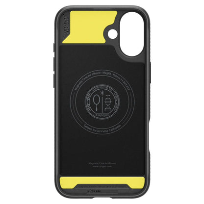 MagSafe Case for Apple iPhone 16 Plus, Spigen, Rugged Armor, Matte Black