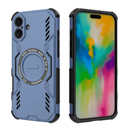 MagSafe Case for Apple iPhone 16 Plus, Techsuit, ArmorMag, Blue