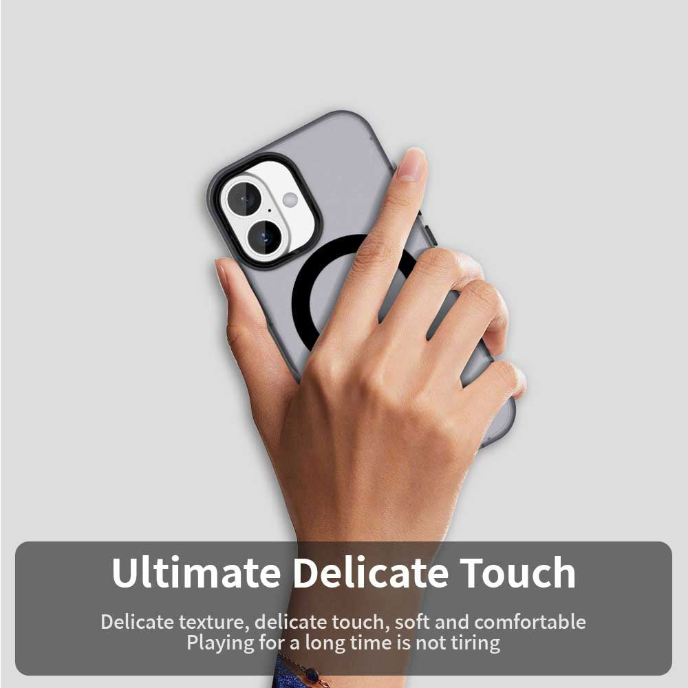 MagSafe Case for Apple iPhone 16 Plus, Techsuit, CandyCase, Black