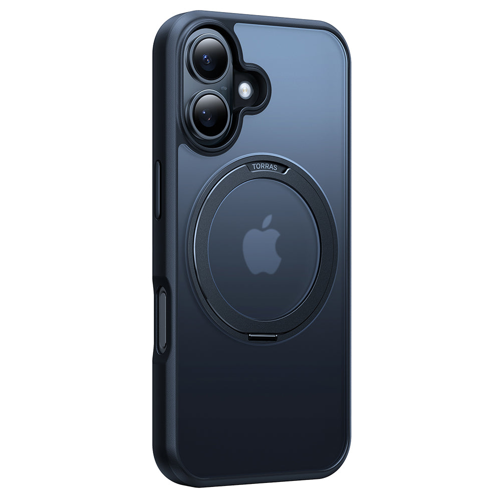 MagSafe Case for Apple iPhone 16 Plus, Torras, Ostand Pro, Black