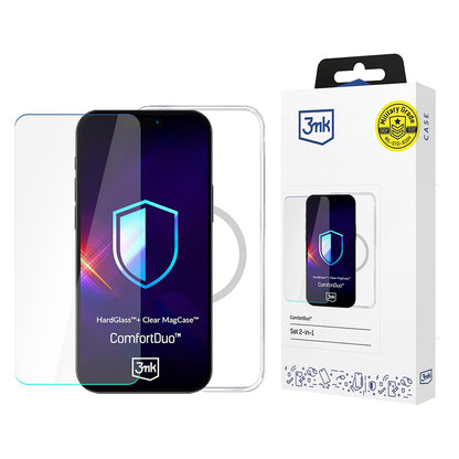 MagSafe Case for Apple iPhone 16 Pro, 3MK, ComfortDuo, Transparent