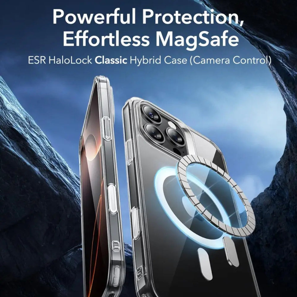 MagSafe Case for Apple iPhone 16 Pro, ESR, Classic Hybrid Slide, Satin Black