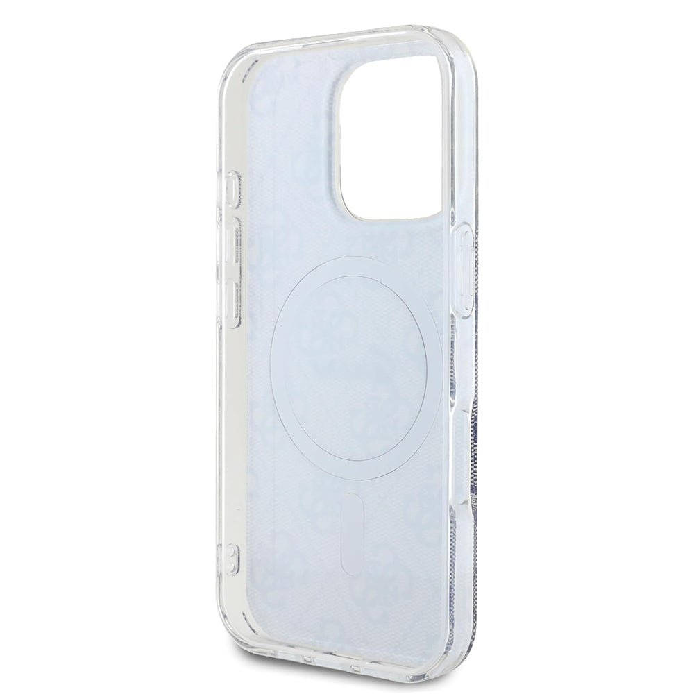 MagSafe Case for Apple iPhone 16 Pro, Guess, IML 4G, Blue
