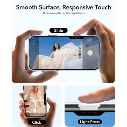 MagSafe Case for Apple iPhone 16 Pro Max, ESR, Classic Hybrid Kickstand Slide, Transparent