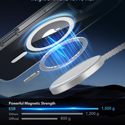 MagSafe Case for Apple iPhone 16 Pro Max, ESR, Classic Hybrid, Transparent