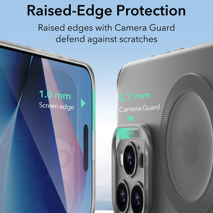 MagSafe Case for Apple iPhone 16 Pro Max, ESR, Zero, Satin Gray