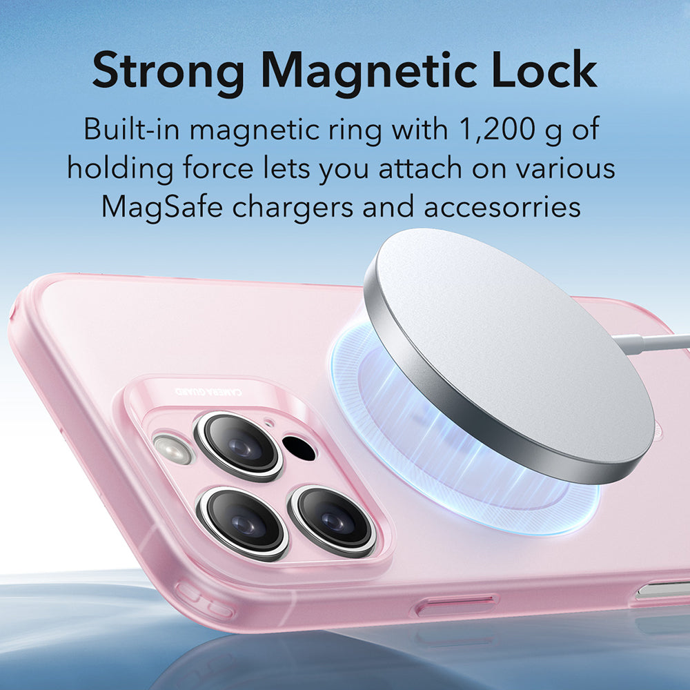 MagSafe Case for Apple iPhone 16 Pro Max, ESR, Zero, Satin Pink