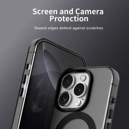 MagSafe Case for Apple iPhone 16 Pro Max, Techsuit, CandyCase, Black