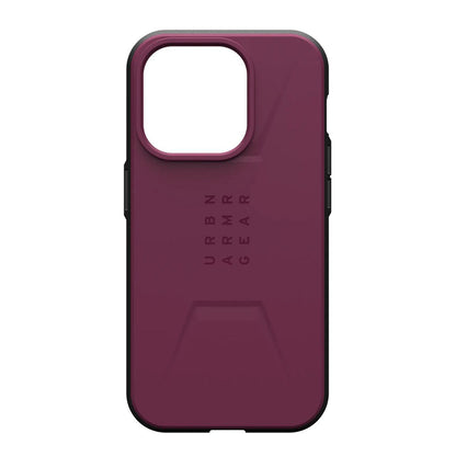 MagSafe Case for Apple iPhone 16 Pro, Urban Armor Gear, Civilian, Burgundy