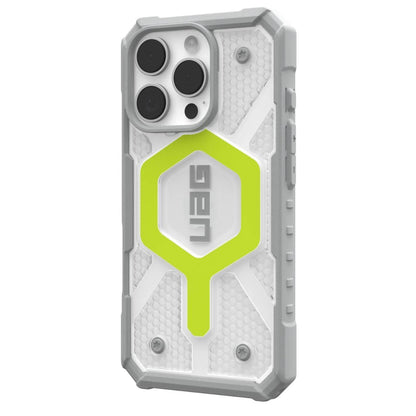 MagSafe Case for Apple iPhone 16 Pro, Urban Armor Gear, Pathfinder Clear, Green