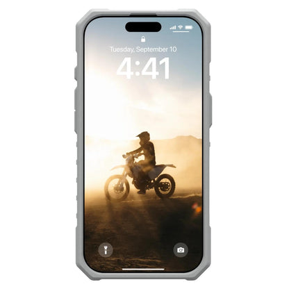 MagSafe Case for Apple iPhone 16 Pro, Urban Armor Gear, Pathfinder Clear, Green