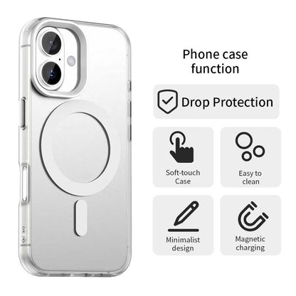 MagSafe Case for Apple iPhone 16, Techsuit, CandyCase, White