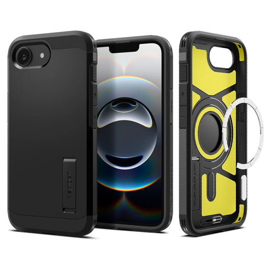 MagSafe Case for Apple iPhone 17e / 16e, Spigen, Tough Armor, Black