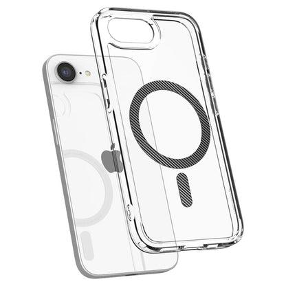 MagSafe Case for Apple iPhone 17e / 16e, Spigen, Ultra Hybrid Carbon, Transparent ACS09140