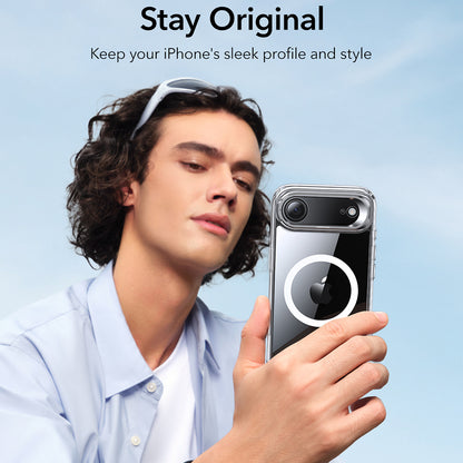 MagSafe Case for Apple iPhone 17 Air, ESR, Classic Hybrid Kickstand, Transparent