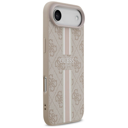 MagSafe Case for Apple iPhone 17 Air, Guess, 4G Printed Stripes, Pink