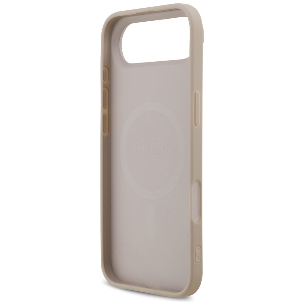 MagSafe Case for Apple iPhone 17 Air, Guess, 4G Printed Stripes, Pink
