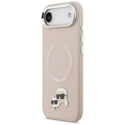 MagSafe Case for Apple iPhone 17 Air, Karl Lagerfeld, Karl & Choupette Pins, Pink