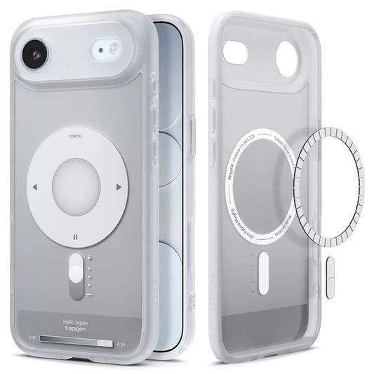 MagSafe Case for Apple iPhone 17 Air, Spigen, Ultra Hybrid Classic, Silver