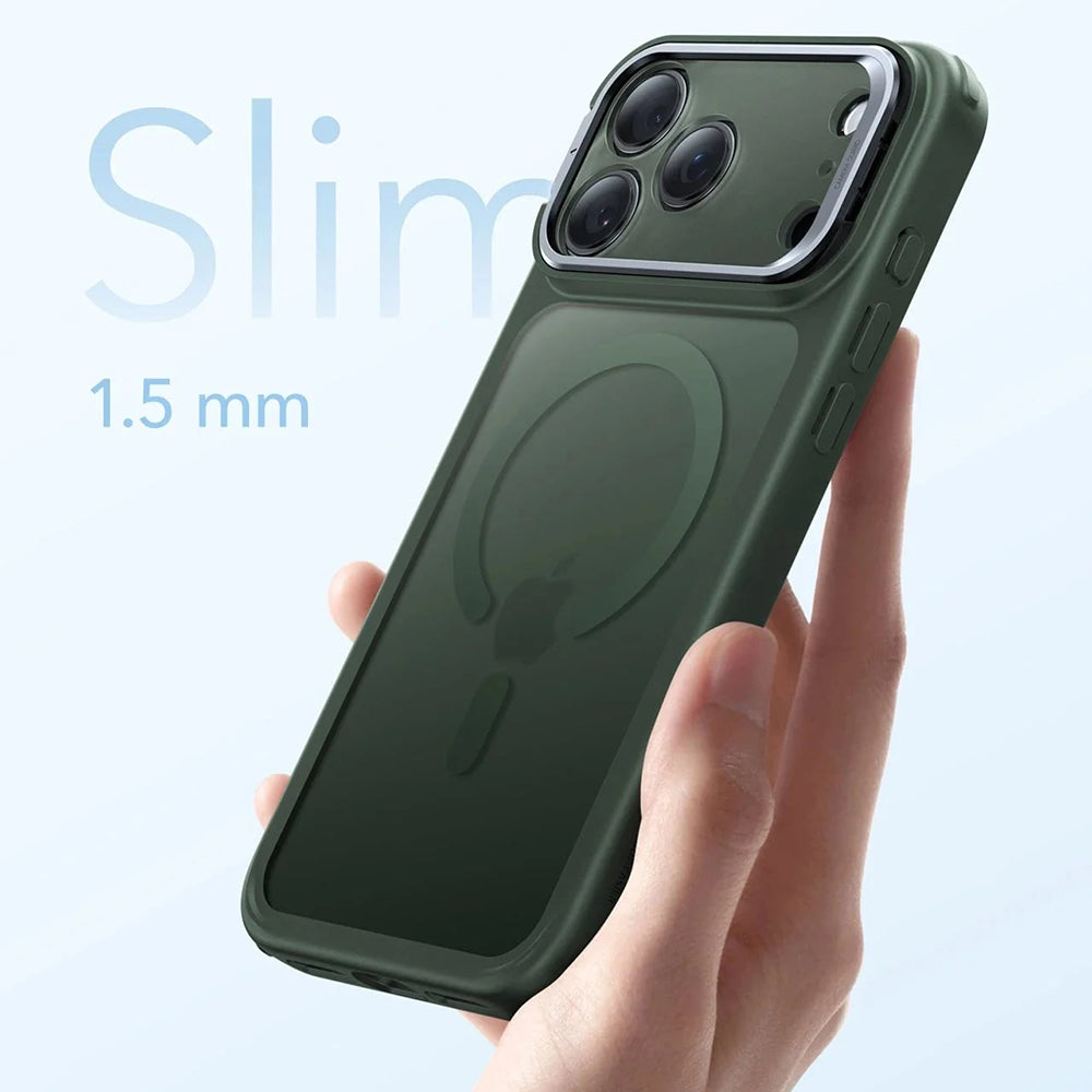 MagSafe Case for Apple iPhone 17, ESR, Classic Hybrid Kickstand, Satin Green