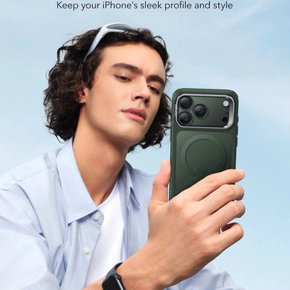 MagSafe Case for Apple iPhone 17, ESR, Classic Hybrid Kickstand, Satin Green