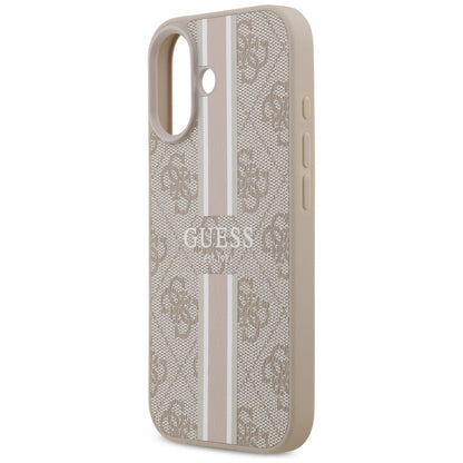 MagSafe Case for Apple iPhone 17, Guess, 4G Printed Stripes, Pink