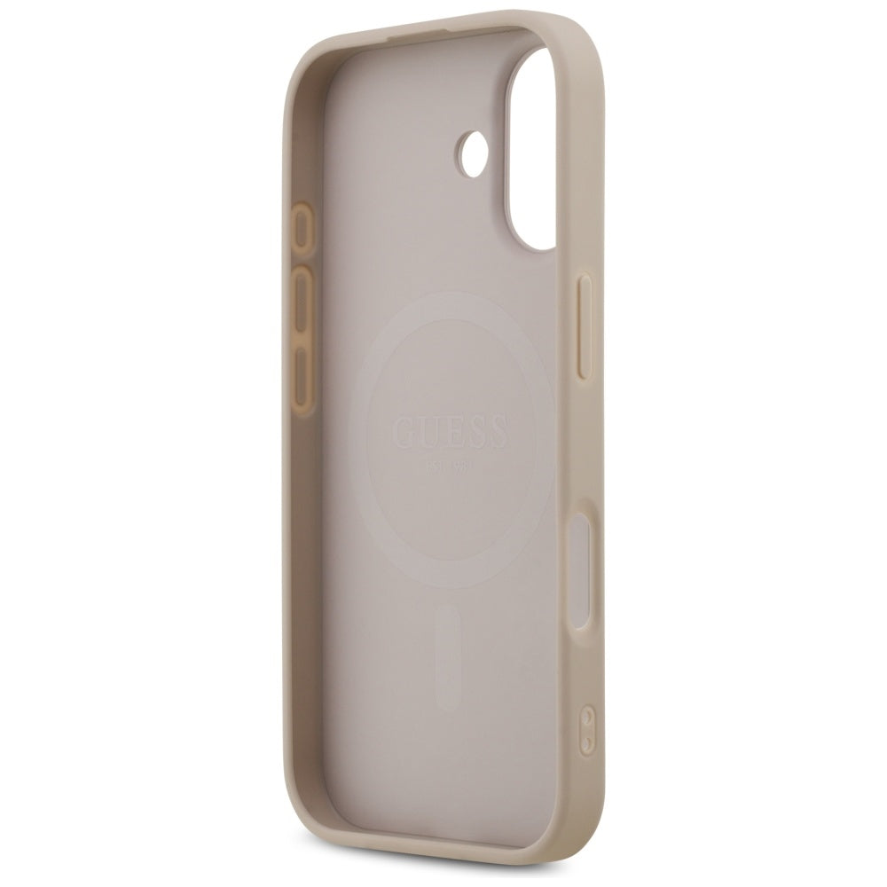 MagSafe Case for Apple iPhone 17, Guess, 4G Printed Stripes, Pink