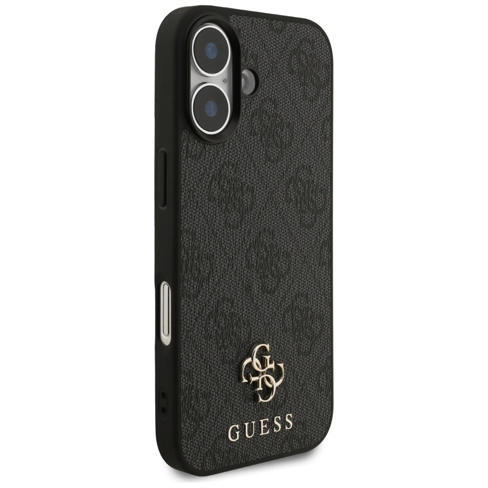 MagSafe Case for Apple iPhone 17, Guess, 4G Small and Classic Logo, Black