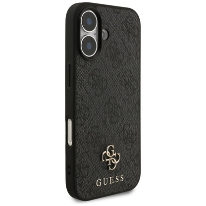 MagSafe Case for Apple iPhone 17, Guess, 4G Small and Classic Logo, Black