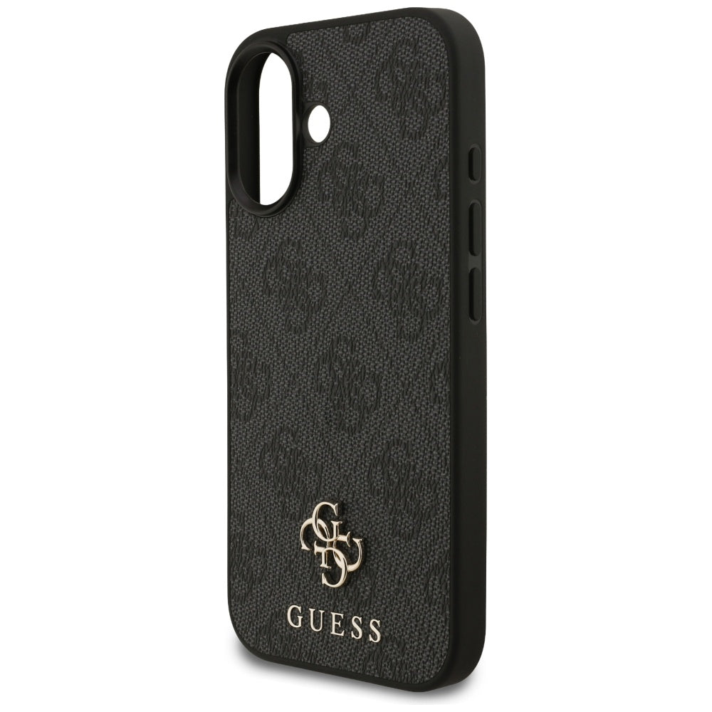 MagSafe Case for Apple iPhone 17, Guess, 4G Small and Classic Logo, Black