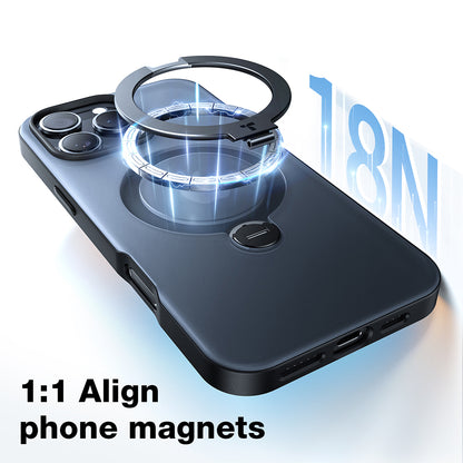 MagSafe Case for Apple iPhone 17 Pro Max, Torras, Ostand Spin, Transparent