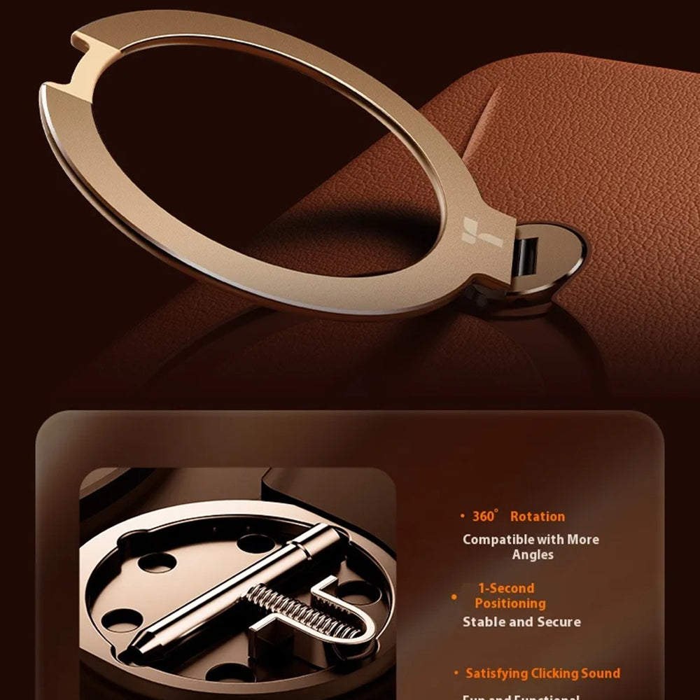 MagSafe Case for Apple iPhone 17 Pro Max, Torras, QPRO Leather, Brown